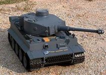Heng Long German Tiger 1/16 Scale Rc Remote Control Bb Firing Tank