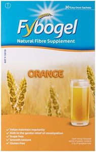 Fybogel Fiber Constipation Relief Supplement Sachets, Orange, 30 Pack