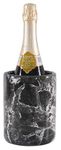 Radicaln Marble Wine Chiller Tabletop Black 5.5"x6.5" Inch Handmade Wine Cooler - Tall Portable Home & Kitchen Decoration - Champagne Cooler Best for Utensil, Flower Vase & Stationery Holders (BZ-03)