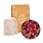 Flora & Bloom Biodegradable Confetti For 28 Guests (3 Litres, 180 Grams) | Dried Flowers | Wedding Confetti | Jasmine, Lavender & Rose Petals | Wedding Decorations