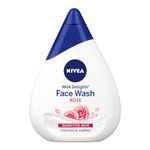 NIVEA Milk Delights Face Wash Caring Rosewater For Sensitive Skin 50ml, 50 ml