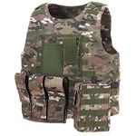 Lixada Tactical Vest Molle Hunting Vest Adjustable Modular Gear Carrier Vest for Training Gaming Paintball Assault
