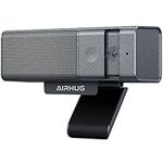 AIRHUG 3 in 1 Webcam - 1080P Webcam with Microphone and Speaker, USB Webcam with Privacy Cover, for Video Conferencing/Online Class/Game Live