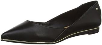 ALDO Women's Ellenor Closed Toe Ballet Flats, Black Black Leather 97, 4.5 UK