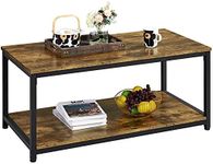 Yaheetech 2-Tier Coffee Table, Indu