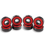 Senston Ceramic Skateboard Bearings High Speed Double Shielded 608 RS ABEC-11 8 Pack Set for Skateboard Trucks Scooters Wheel Roller Skate