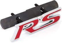 Grille Rs with Decal Rs Emblem Badge 3D Logo Allloy for Camaro Gm Series Red