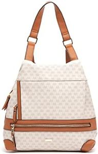 MISAKO Mochila antirrobo con estampado monogram Ref.Monogram Mochila Beige 29 X 33 X 13 cm
