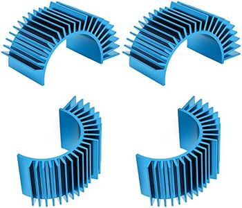 CrazyHobby 4Pcs Aluminum Motor Heat Sink for 540 550 Size Electric Motors Brushed/Brushless Cooling RC Crawler Monster Truck Short Course Buggy Accessories