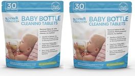 Miles Kay Baby Bottle Cleaning Tablets - 60 Pack | All-Natural, Non-Toxic Formula for Safe & Effortless Cleaning