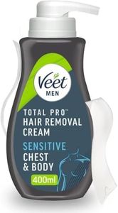 Veet Chest and Body Men Hair Removal Cream, 400 ml