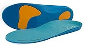 PRO 11 WELLBEING Dual Shock Orthotic Sports Insole Balance Correction and Rigid Support Base for Over Pronation and Plantar Fasciitis (7/8.5 UK M)