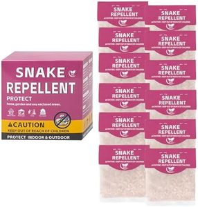 12 Pack Snake Repellent Powder – Natural Snake Repellent for Outdoor & Indoor Use, Pet and Family Safe, Long-Lasting Snake Control for Yard, Garden, Garage, Camping