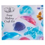 House Of Crafts Soap Making Craft, Single Craft Kit Set, Multicoloured, Includes Soap Compound, Three Coloured Dyes, Fragrance, Six Mould Shapes, Pipette, Instructions