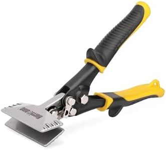 Hurricane Sheet Metal Hand Seamer, 3 Inch Straight Jaw Sheet Metal Bender Tools for Flattening Metal, Ergonomic TyreGrip Handle