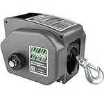 Megaflint Trailer Winch,Reversible Electric Winch, for Boats up to 6000 lbs.12V DC,Power-in, Power-Out, and Freewheel Operations,30% Higher winching Power Than Regular 6000 lbs Winch (5000lbs Marine)