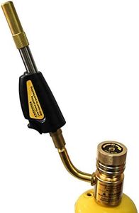 QWORK Turbo Torch Tips, Torch Swirl, MAP-Pro/LP Gas, Self Lighting, Gas Self Ignition Turbo Torch Regulator Brazing Soldering Welding Plumbing Gun