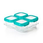 Oxo Tot Baby Blocks Food Storage Containers, Teal, 120ml