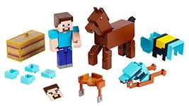 Minecraft GLC78 Action Figure Collectible Characters, Multi-Colour