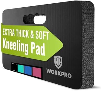 WORKPRO Extra Thick Kneeling Pad, Soft Foam Cushioning for Knee, Large Foam Kneeler Mat for Gardening, Bathing Baby, Workout Supplies, 17.5 x 11 x 1.5 in, Black