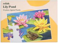 Relish - Dementia Jigsaw Puzzles for Adults - 13 Piece Lily Pond Puzzle - Activities & Gifts for Elderly People with Alzheimer's