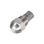 uxcell Mist Nozzle - 1/4BSPT 0.2mm Orifice Dia 304 Stainless Steel Fine Atomizing Spray Tip