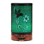 Diffusers for Essential Oils,ASAWASA Essential Oil Diffuser with Waterless Auto Shut-Off, Metal Art Aromatherapy Humidifier with Multi Color Changed Night Light,Ideal for Home Spa Yoga(Bird)