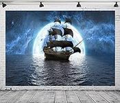 CORFOTO 8x6ft Pirate Ship Backdrop 