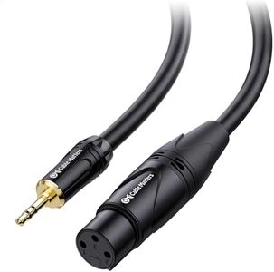 Cable Matters (1/8 Inch) Unbalanced 3.5mm to XLR Cable (XLR to 3.5mm Cable) Male to Female 15 Feet