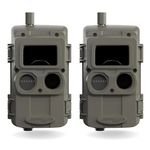 Cuddeback CuddeLink IR (2-Pack) LL-2A (L-Series) Cellular Trail Camera, with Low-Glow IR Illumination, 850nm IR LED, for Hunting, Backyard Wildlife & Outdoor Game Monitoring