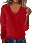 Womens V Neck Sweaters 2025 Fall Ca
