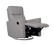 Savannah Swivel Glider Recliner Chair – Pebble