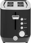 GE 2 Slice Black Stainless Steel To