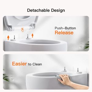 Pipishell Soft Close Toilet Seat – White