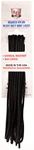 Kg's Braided Nylon Heavy Duty Boot Laces – Durable Shoe Laces Made from Braided Nylon, Perfect Fit for All Types of Heavy Duty Work Boots and Shoes (54 Inches, Black, 2 Pairs)