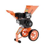 FM6DD-ADJ 6hp Petrol Wood Chipper with Rotatable Hopper – Direct Drive, Compact & Portable – Capacity Up to 50mm (2 inches) with Enhanced Anti-Blocking System (Wood Chipper)