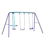 Metal Outdoor Swing Set