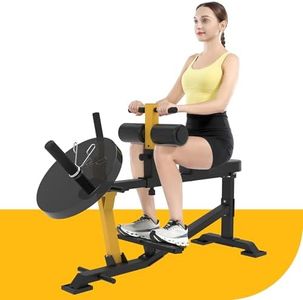 Calf Raise Machine Home Gym: Calf Machine Seated Calf Raise Machine Adjustable Calf Workout Machine Leg Raise Machines Exercise Equipment Plate Loaded Yellow