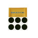 SKAYIN 12PCS NFC 215 NFC Stickers 215 NFC Tag Round Black 25mm(1 inch) 100% Compatible with TagMo and Amiibo, 504 Bytes Memory Fully Programmable