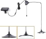 Kyson Solar Lights,Solar Powered Led Shed Light with Remote Control and Pull Cord for Indoor Outdoor Use