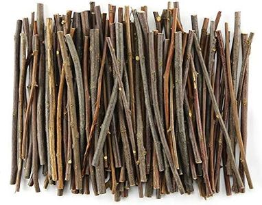 TKOnline 100Pcs 10cm 0.1-0.2 Inch in Diameter Wood Log Sticks for DIY Crafts Photo Props Craft Sticks,Wood Crafts,Sticks inch