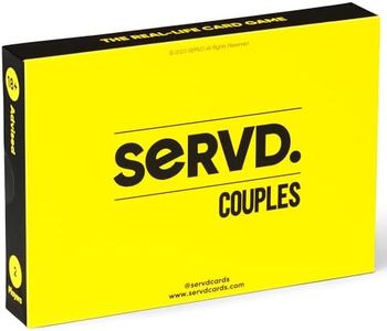 SERVD - Couples - The Hilarious Real-Life Couples Card Game | Perfect for Anniversary, Valentines Day, Christmas, Date Nights & More | Unique Couples Strategy Game