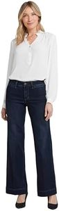 NYDJ Women's Teresa Trouser Jeans-Premium Denim, Burbank Wash, 16