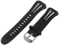 Momentum Men's ZC-18RVP VP-1 18mm Black Polyurethane Dive Watch Strap