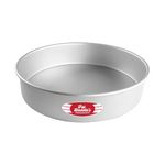 Fat Daddio's PRD-133 Round Cake Pan, Aluminum, Silver