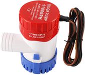 Submersible Boat Bilge Water Pump 12v 750gph 1100gph Marine Electric Bilge Pump for Ponds, Pools, Spas Silent, Boat Caravan RV Submersible