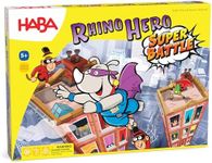 HABA Rhino Hero Super Battle - Exciting 3D Stacking Board Game for Kids & Adults, Fun Family Games,Stacking Card Games for Kids, Made in Germany