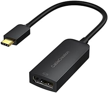 USB C to DisplayPort Adapter 8K@30Hz/4K@144Hz, CableCreation USB Type C to DP 1.4 Cable Adapter [Thunderbolt 3/4 Compatible] for Oculus Rift S, Valve Index, Mac Mini 2018,XPS