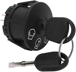 Interrupteur d'allumage pour Tracteur de Pelouse, Métal ABS 925-04228 OE Standard Haute Résistance avec 2 Clés pour Cub Cadet RZT50 RZT-S46 RZT-S50