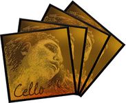 Pirastro 332020 Evah Pirazzi GOLD Cello Set, medium